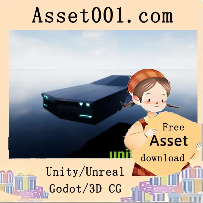 Unity商店推荐：7款可驾驶的飞行/悬浮汽车资产，适用于科幻游戏|Flying Cars (Vol 3) v5.1+