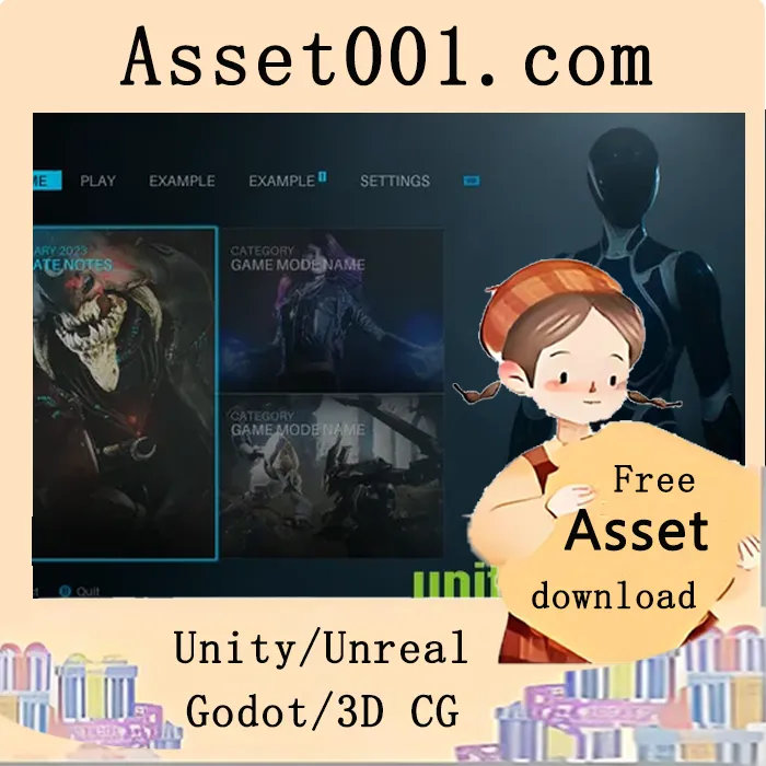 Pro Main Menu V3：基于Unreal Engine 5的完整主菜单解决方案|Pro Main Menu V3: Blue Edition v5.0+