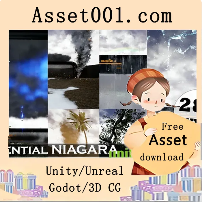 Unity Niagara环境特效套装：28种真实天气效果与后期材质|Essential Niagara Environmental VFX v4.25+