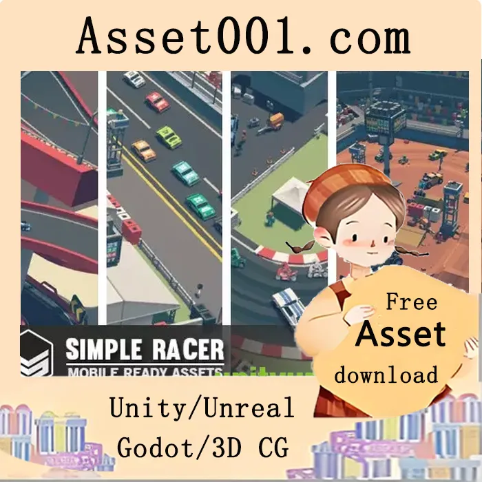 Simple Racer - Cartoon Assets v1.5
