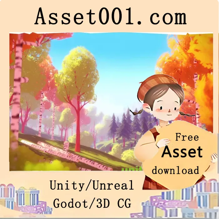 Unity树形资产包：37款独特树木模型与可定制风效着色器|STORY - Tree Pack v1.1