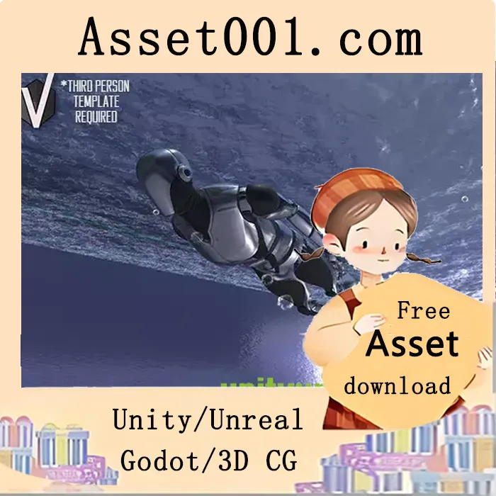 Invector游泳插件：支持水上及水下游泳的即插即用系统|Invector Swimming Add-on v1.7