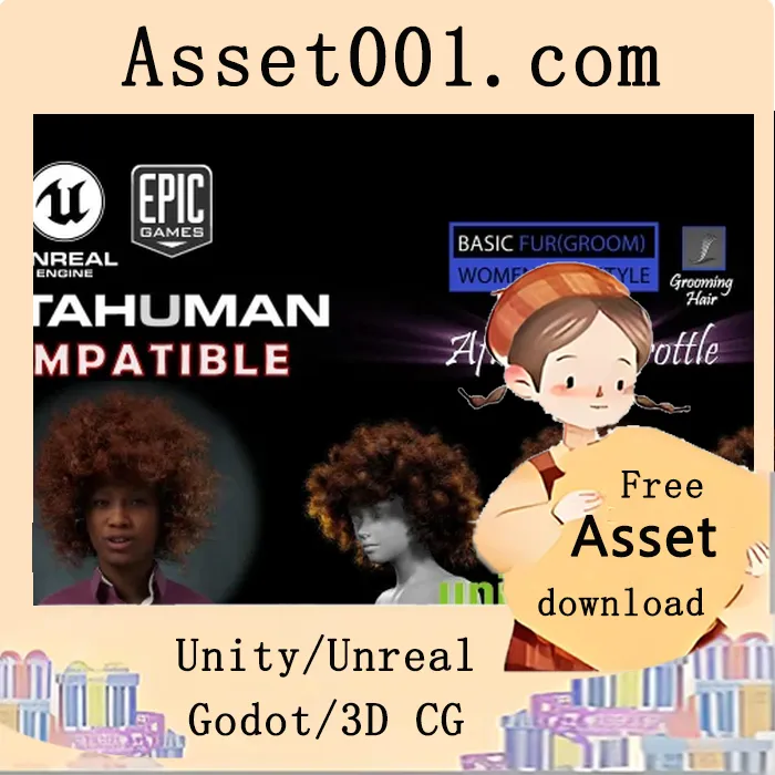 Afro Full Throttle Grooming Real-Time Hairstyle v5.1