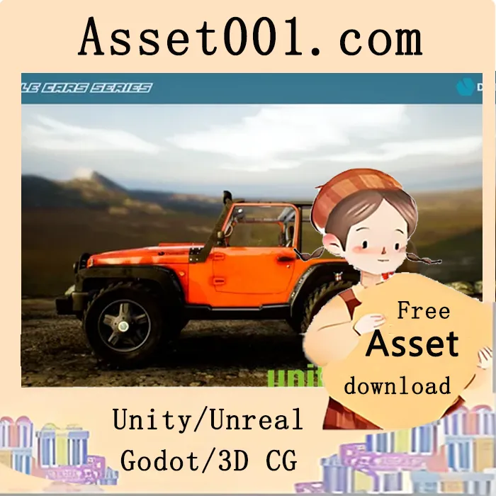 支持高级包的GTA风格四驱越野车资源（含4级LOD）|Drivable Cars: 4x4 Off Road Four Wheel Drive Car v5.1