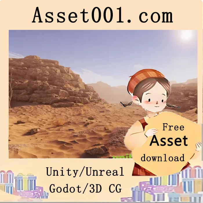 高精度沙漠环境资源包（支持Unity 2019.4.33及以上版本）|RockyDesert v1.5 (16 Oct 2025)