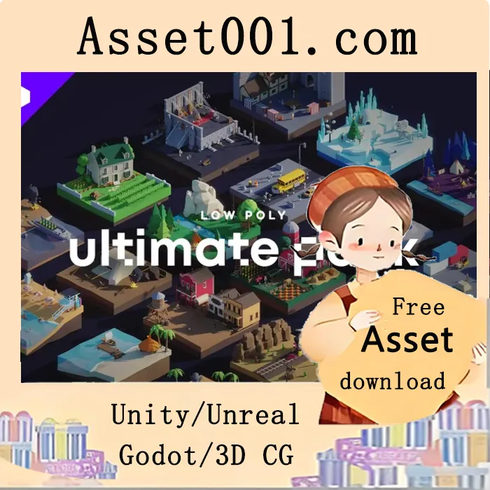 低多边形终极资源包：2000+预制体+每月免费更新|Low Poly Ultimate Pack v10.0