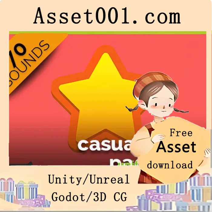 Casual音乐包Vol.1：70个轻松音乐循环、胜利/失败音效及音效素材|Casual Music Pack Vol 1 v1.0