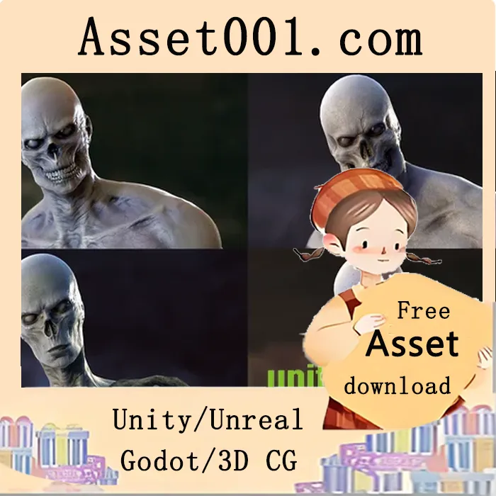 Zombies Collection 2.0：四款僵尸与人类骨架模型礼包|Zombies Collection v4.27+