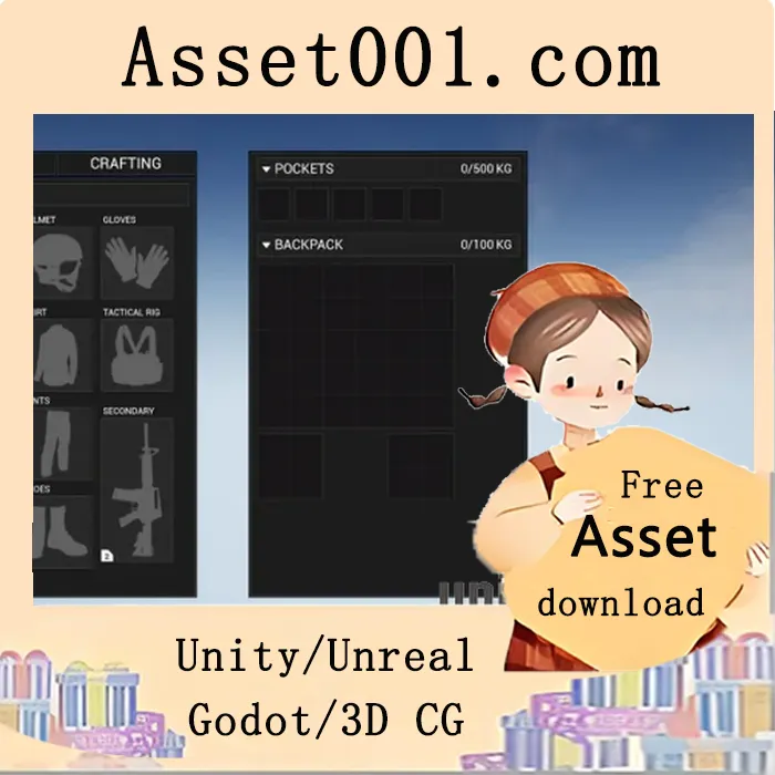 Unity生存游戏套件V2：支持拼图式背包、建造系统与全功能菜单的多人生存游戏解决方案|Survival Game Kit V2 v5.6