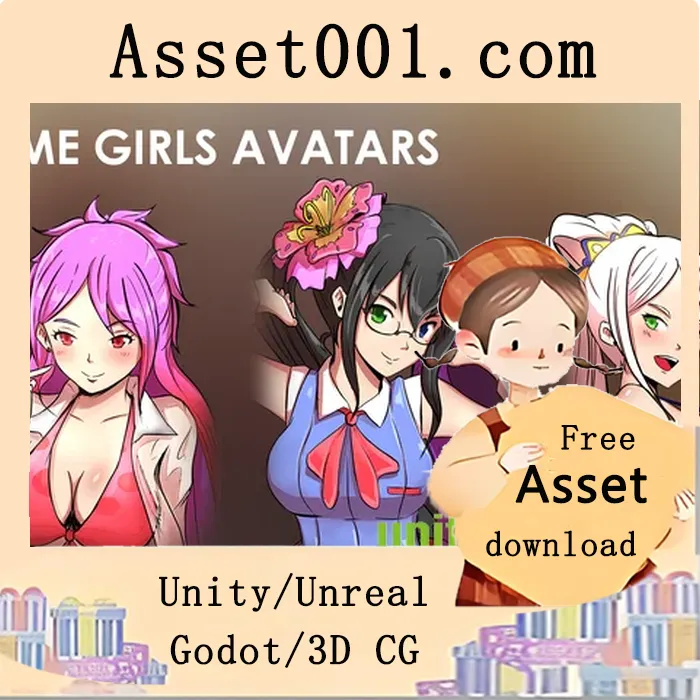 25款动漫少女头像纹理素材|Anime Girls Avatars v5.0+
