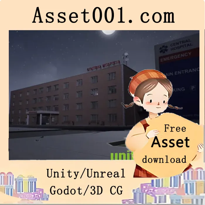 模块化废弃医院场景资产包，支持昼夜场景与现代医院复用|Abandoned Horror Hospital v5.1+