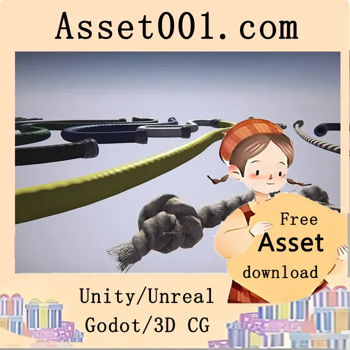 PurePolygons 正式转型：成立 Sierra Division，专注高品质游戏艺术创作|Spline Ropes - Hoses - Sci-fi 4.26+