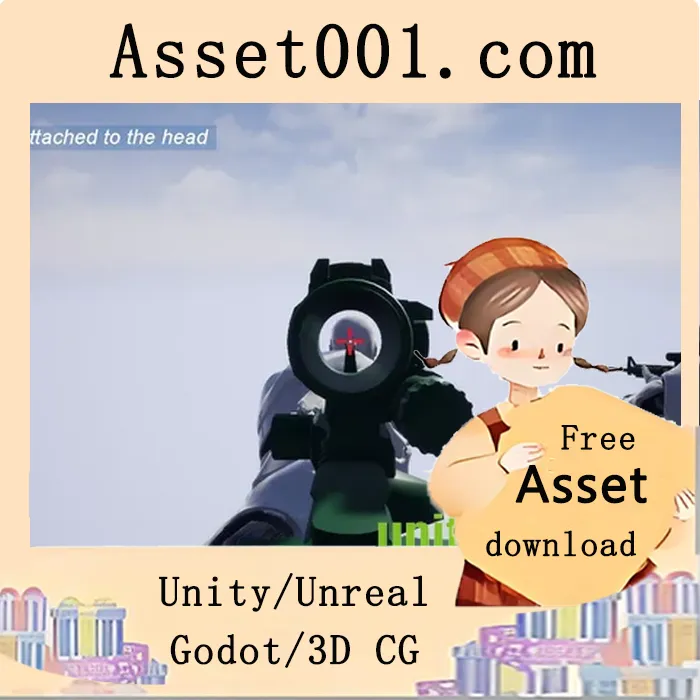 战术步枪动画包：支持头部摄像机的平滑动作与自动瞄准调整|Shooter Rifle Animations v4.24+