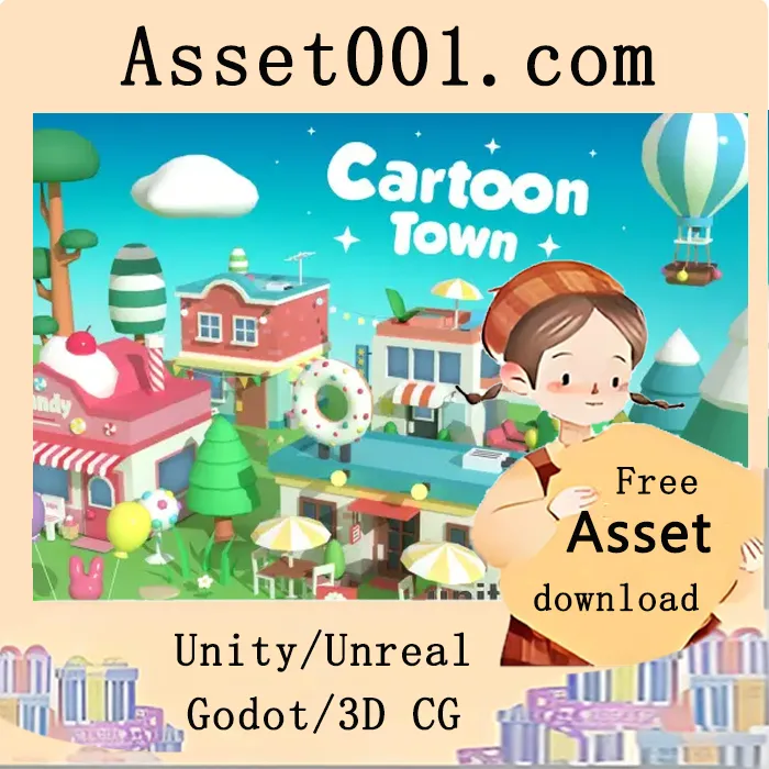 Cartoon Town - Low Poly Assets v1.4.2