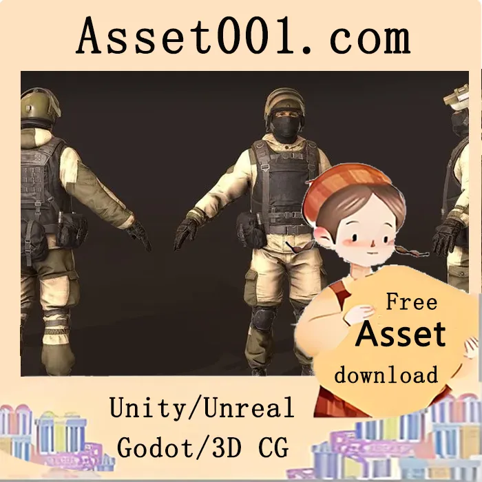 Russian Soldier, Military and Police, Customizable