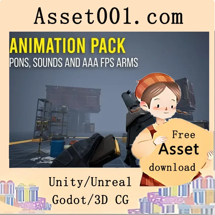 FPS动画包5.3+：20种武器与全流程动画，轻松集成沉浸式射击体验|FPS Animation Pack Ultimate 5.3+