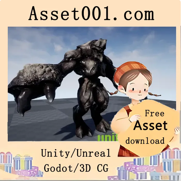 巨兽 titan：适用于多种游戏类型的完美怪物设计|Creature Titan v4.19+