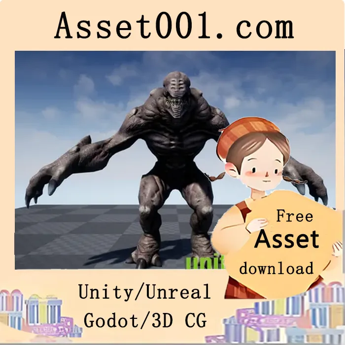 适合多种题材的怪物角色：包含10种动画|Creature Shell v4.20+