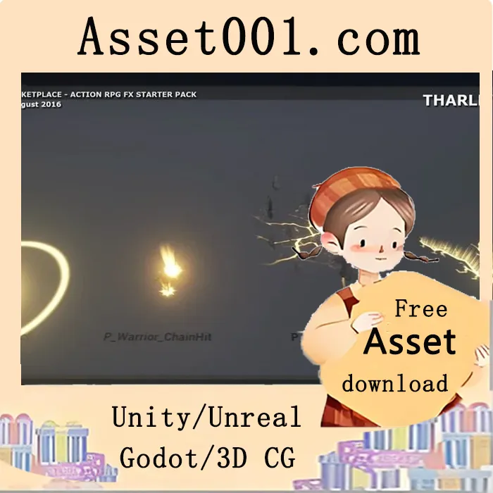 RPG FX 开始包 5.3：包含9个英雄粒子效果、8种状态效果及完整定制资源|RPG FX Starter Pack 5.3