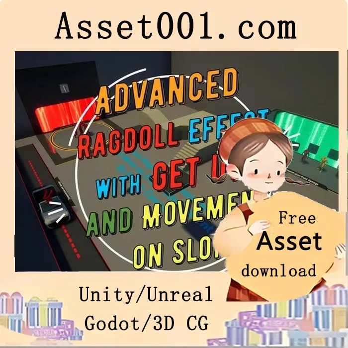Advanced Ragdoll Effect Get up and Movement on Slope
