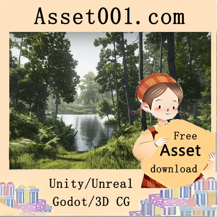 Unreal Engine 植被模型资源包：60个高质量树木与场景模型|Trees - Archmodels for UE Vol 4
