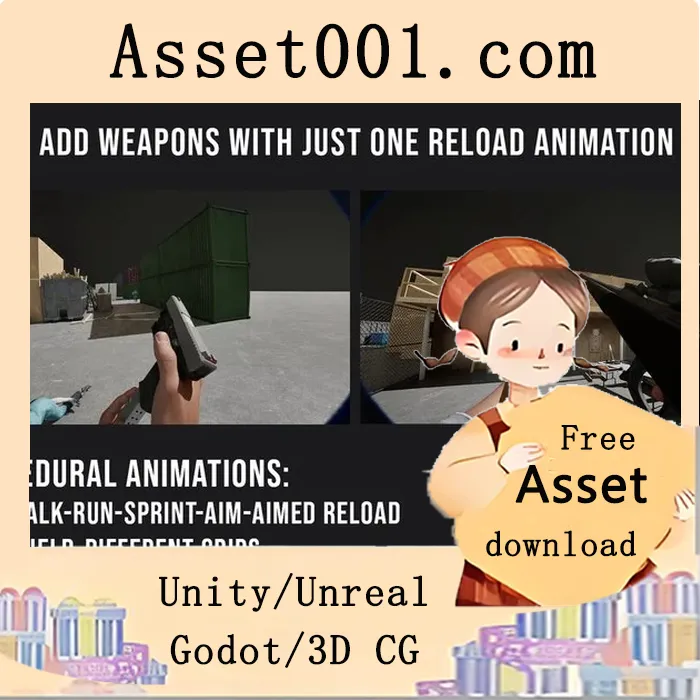 支持多人联机的全流程FPS游戏开发套件：含体感摄像机、组件化动画与完整战斗系统|MULTIPLAYER BODYCAM