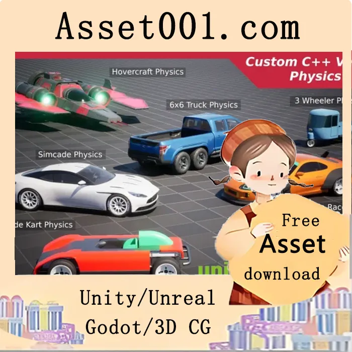 R-Tune车辆物理系统：Unreal Engine 5专为高性能打造的灵活车辆解决方案|R-Tune Vehicle Physics v1.3.2 (5.5+)