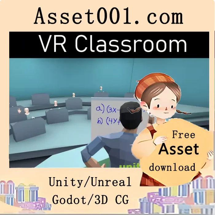 基于Photon Pun 2的VR在线课堂模板包|VR Online Classroom Template v1.3