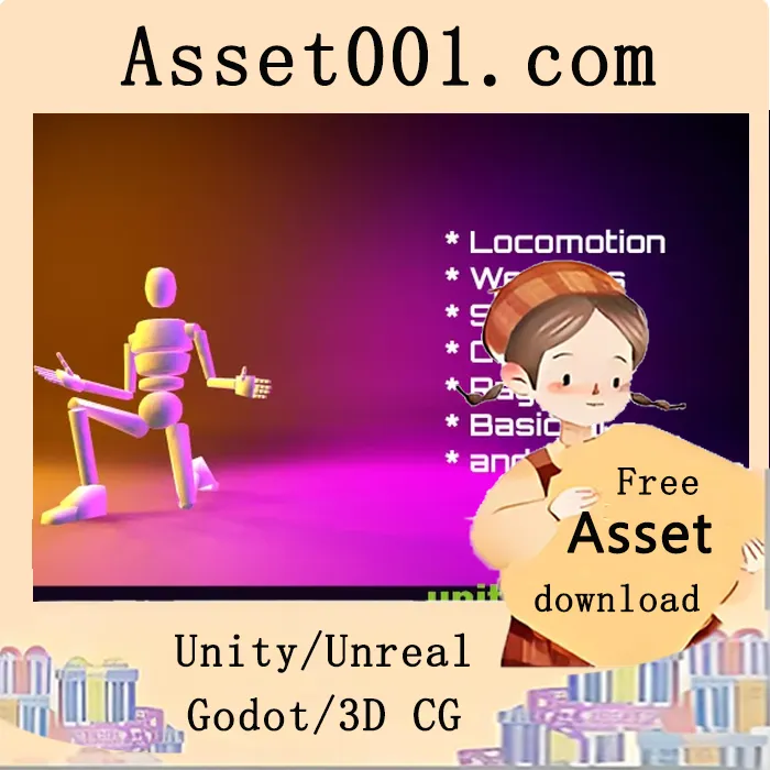 第三人称控制器与摄像机完整解决方案：人体基础版|Third Person Controller - Humanoid Basics v3.0.1