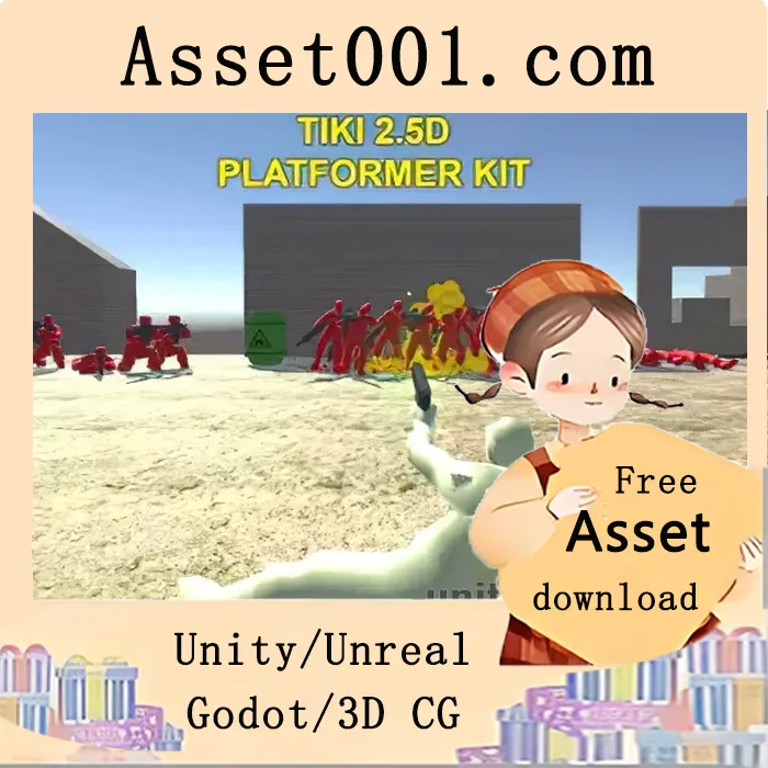 具有慢动作效果的3D动作射击游戏套件|MOTION SHOOTER 3D KIT v1.1