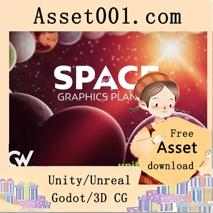 高细节体积云行星资源包，打造逼真或幻想太空场景|Space Graphics Planets v4.1.1