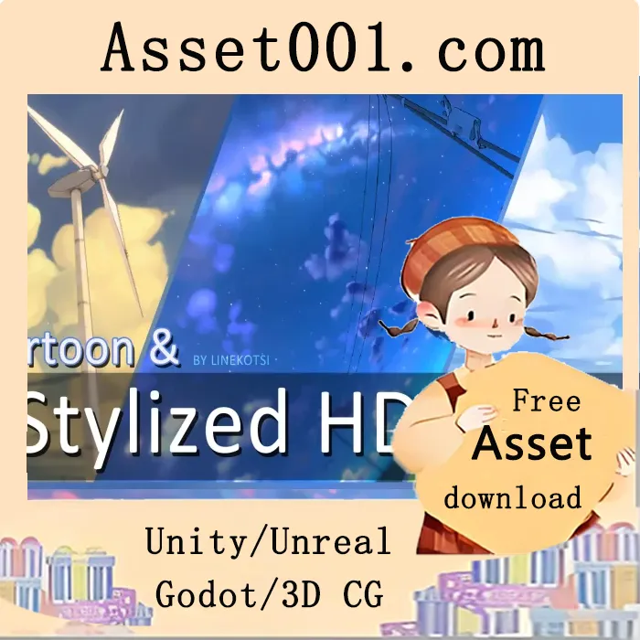 10款手绘风格8K高清天空盒包（含HDRI支持及URP/HDRP预设）|Cartoon & Stylized HDRI sky Pack 02 v1.0