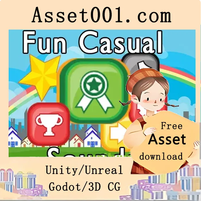 600+ 高品质趣味休闲音效集合，适用于 Unity 5.2.1 及以上版本|Fun Casual Sounds v1.0