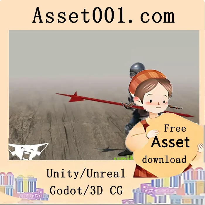 176个动作捕捉动画集：适用于多种长柄武器的TPP角色动作包|Spear And Halberd Animset v1.0