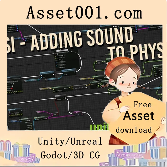 在游戏中的物理交互中添加声音效果的蓝图组件系统|MNSI - Adding Sound To Physics v4.22+