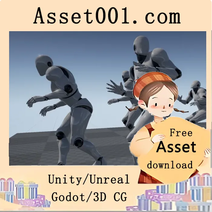 Scared - 情绪化动作包 4.27+：包含60个恐惧场景动画的高质量动作资源|Scared - MoCap Animation Pack 4.27+