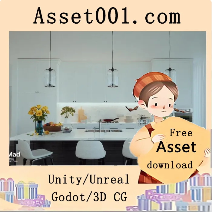 现代家庭住宅场景包：包含124个独特网格的高品质游戏级环境资产|Parkway Home – Modern Family House with Stylish Interior Environment 5.6