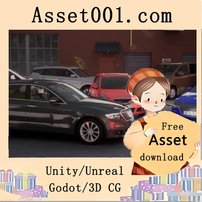 7款汽车资源包包含7种车型及两种蓝图模板|7 Cars Pack 4.27+