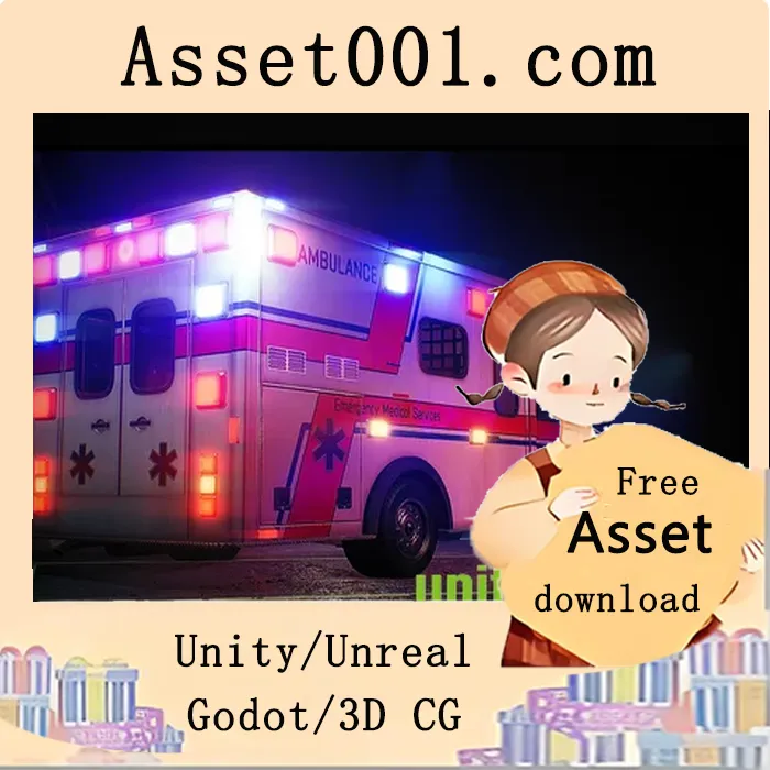 Ambulance - Premium - Drivable and Interactable v5.0