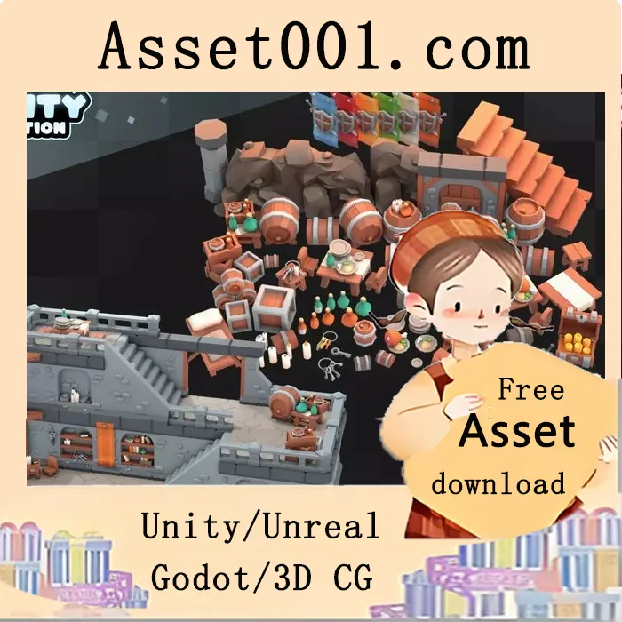 KayKit - Dungeon Remastered Pack（Unity版）：280+低多边形 dungeon 资产包|KayKit - Dungeon Remastered Pack (for Unity) v1.0.0 (04 Nov 2025)