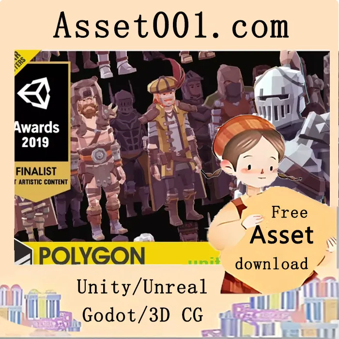 POLYGON Modular Fantasy Hero Characters - Low Poly 3D Art by Synty v1.3.2