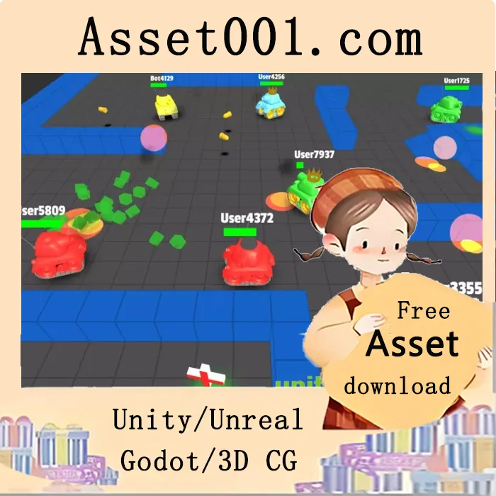 基于Unity Netcode或Photon PUN2的坦克多人对战模板|Tanks Multiplayer (Netcode, Photon) v1.8.0