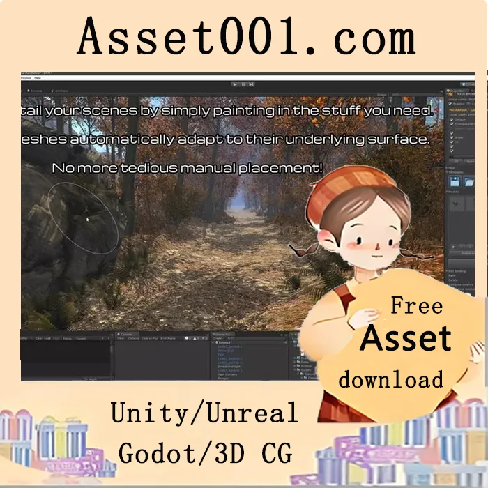 MeshBrush 2.1：Unity中用于对象表面绘画的编辑器扩展工具|MeshBrush v2.1