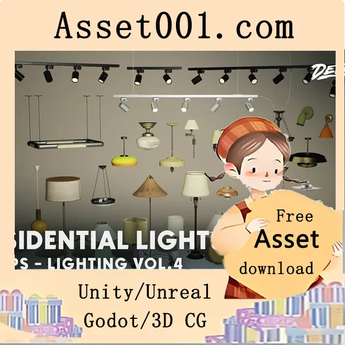 Unreal Engine 5 纳米技术住宅场景项目：92个高精度模型（含纳米体与低多边形版本）|Lighting VOL.4 - Residential (Nanite and Low Poly) 5.6