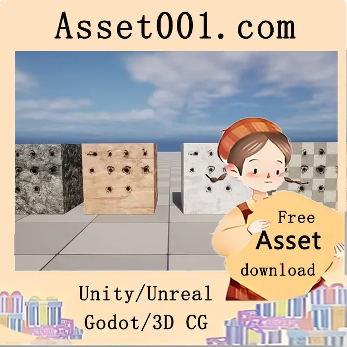 Bullet Impact Decals Vol. 4 - Plaster Bullet Impact Decals Vol. 4 - Plaster