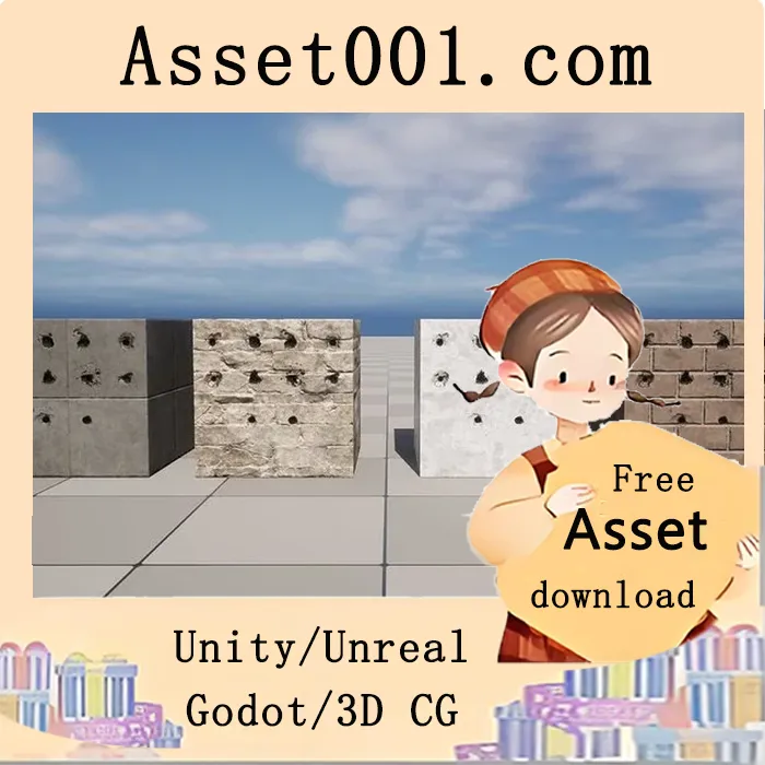 Bullet Impact Decals Vol. 1 - Concrete