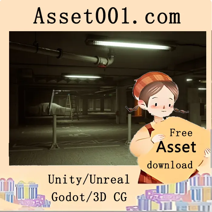 大气级模块化地下停车场与走廊资产包|Atmospheric Modular Underground Car Park & Hallways v5.1+