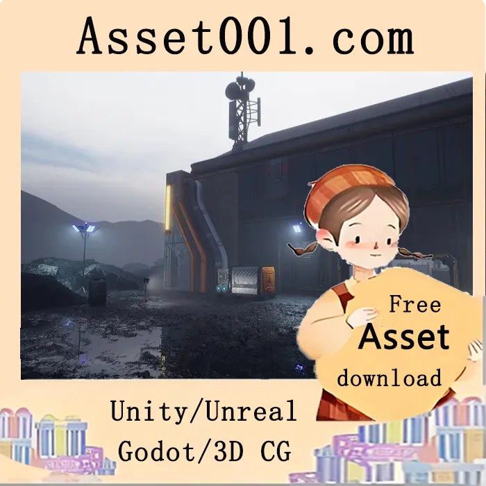 模块化科幻地下环境包：支持无限扩展的优化场景解决方案|Modular Sci-Fi Quarry Environment v5.1+