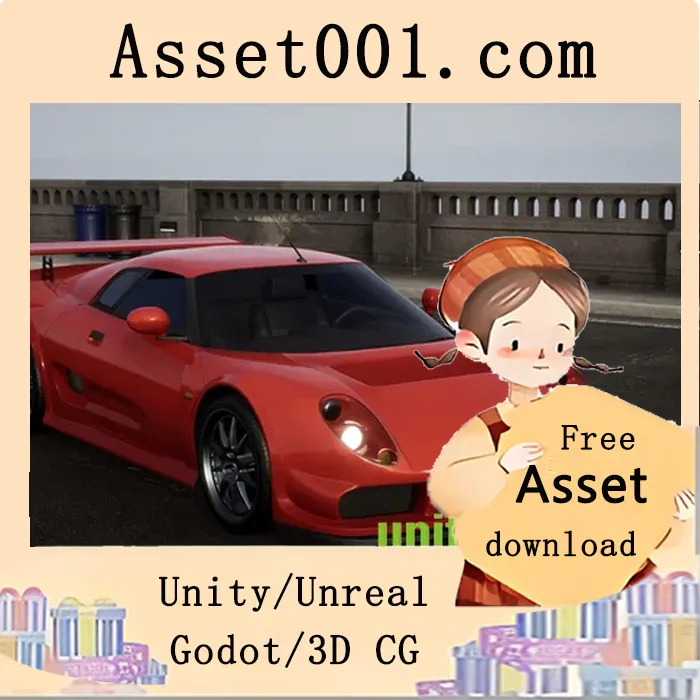 可驾驶的运动跑车：具备真实引擎音效与可定制涂装的多人游戏车辆|Driveable Sportscar v4.18+