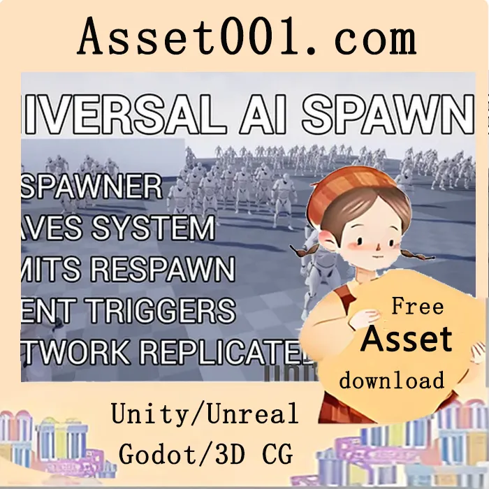 通用AI生成器：支持波次系统与网络同步的多玩家AI生成解决方案|Universal AI Spawner v5.1+